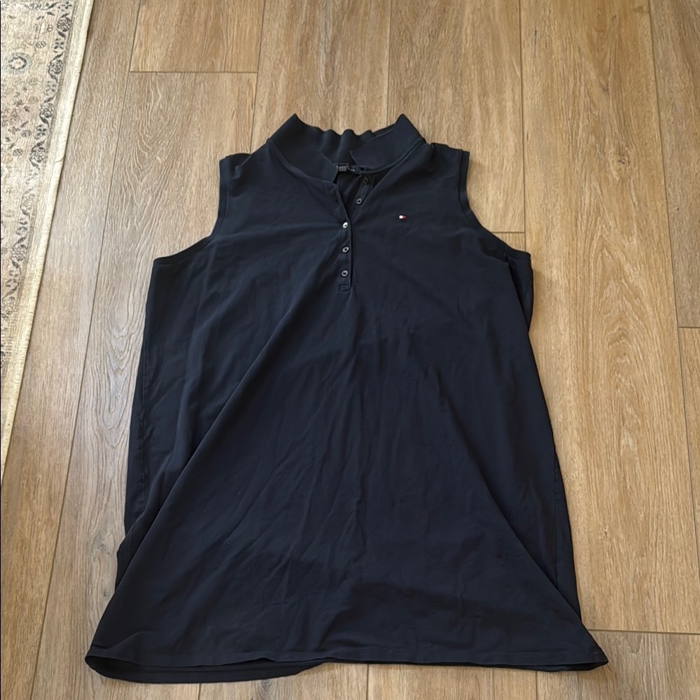 Tommy Hilfiger Blue Sleeveless Polo Tank Top